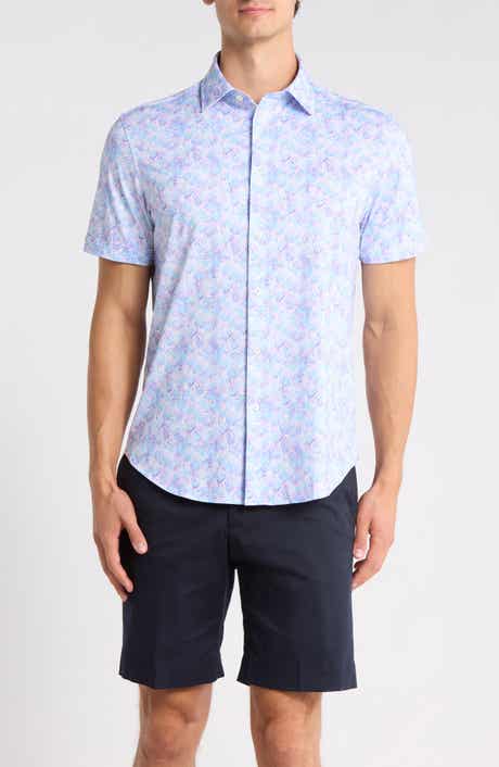 Bugatchi Short Sleeve Woven Shirt