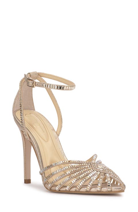 Paveri 2 Pointed Toe Ankle Strap Pump (Women)