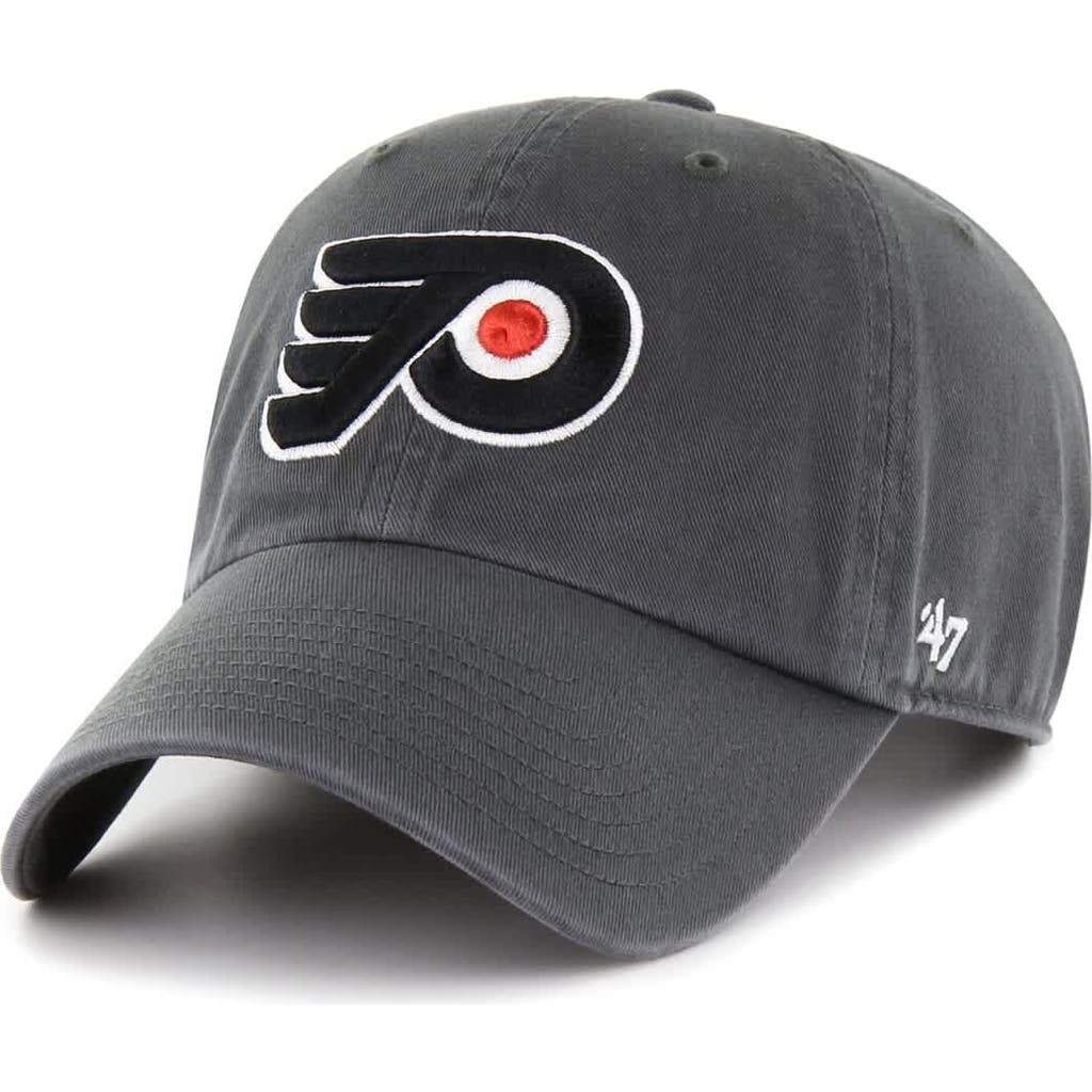 Men's '47 Charcoal Philadelphia Flyers Clean Up Adjustable Hat at Nordstrom