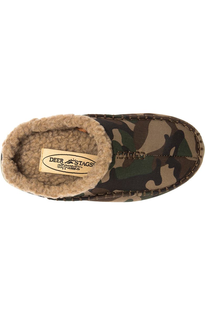 Deer Stags Slipperooz Lil' Nordic Faux Shearling Lined Slipper, Alternate, color,