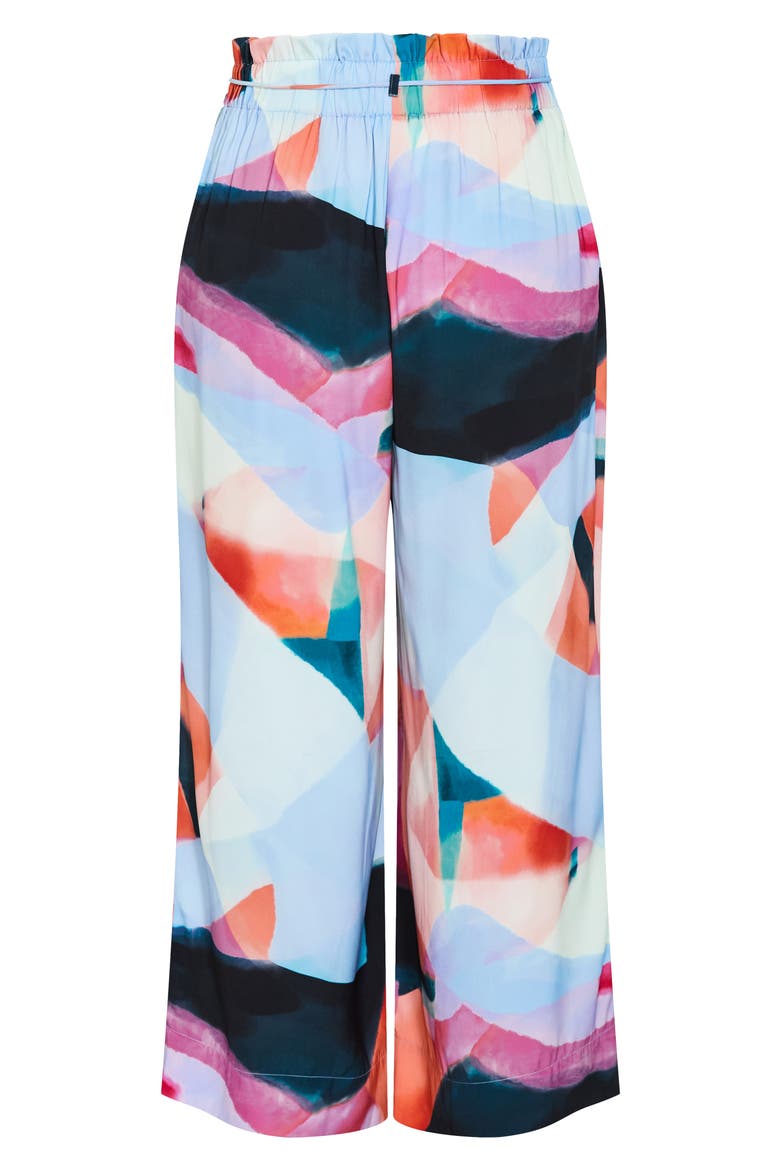 Shania Paperbag Waist Wide Leg Pants, Alternate, color, ASPECT