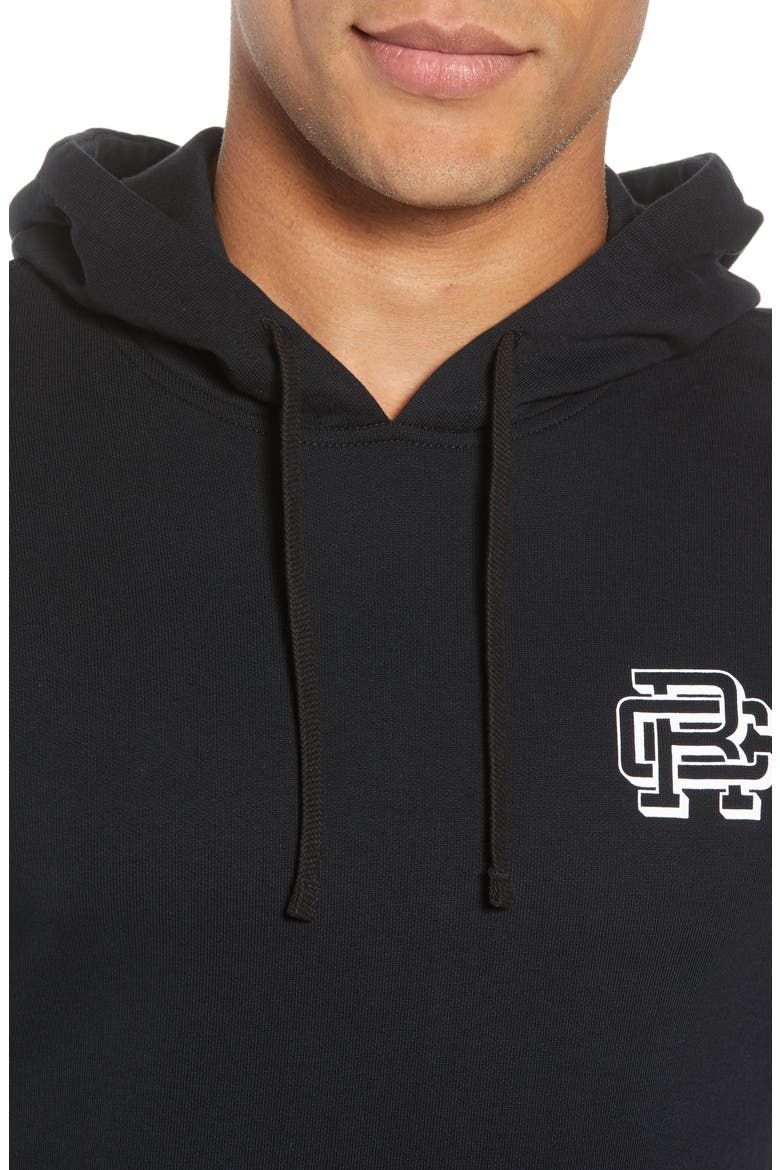 Classic Fit Hooded Pullover, Alternate, color, BLACK