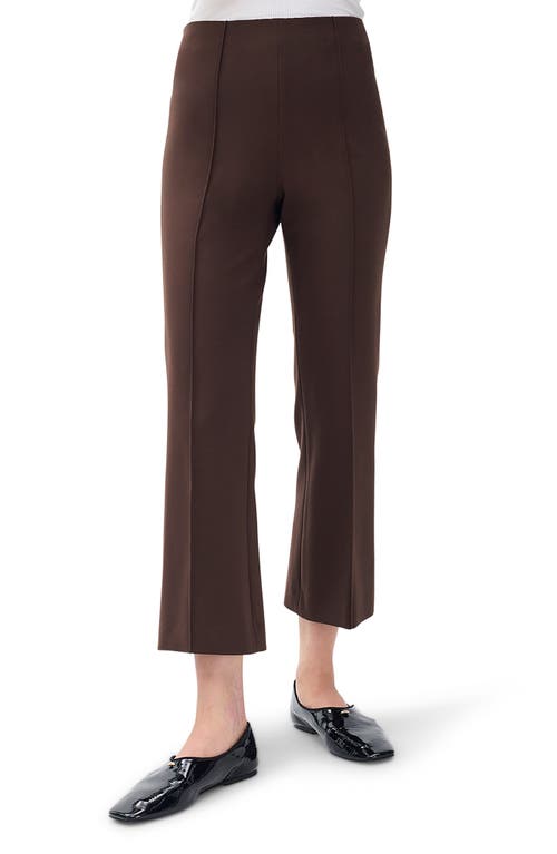 Rag & Bone Irina Ponte Kick Flare Pants In Brown