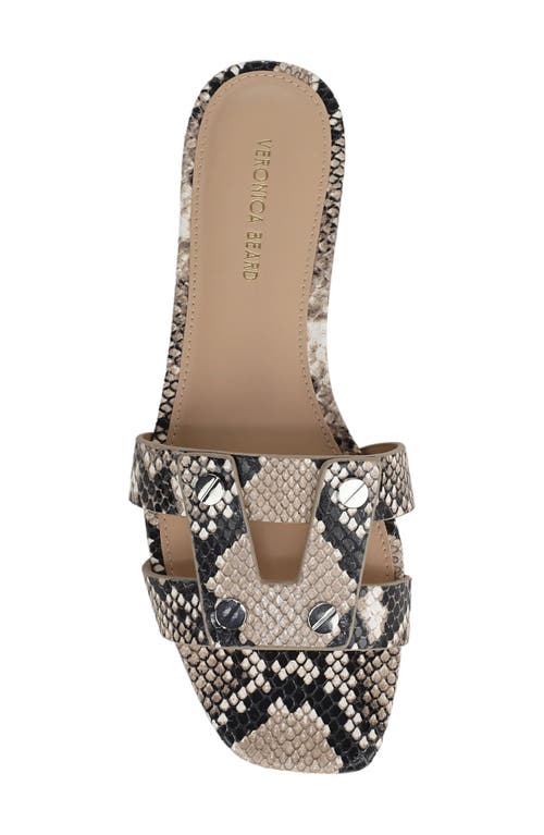Veronica Beard Via Slide Sandal In Animal Print