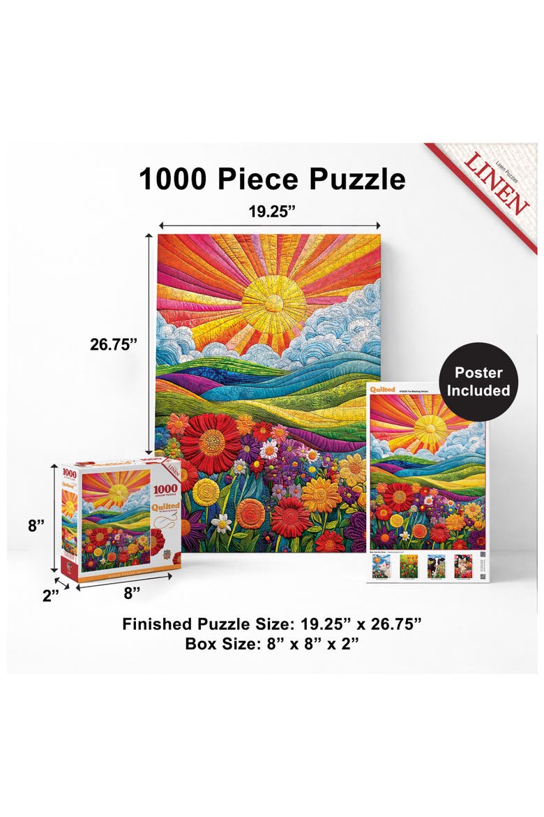 The Blooming Horizon 1000 Piece Puzzle, Alternate, color, Multicolor