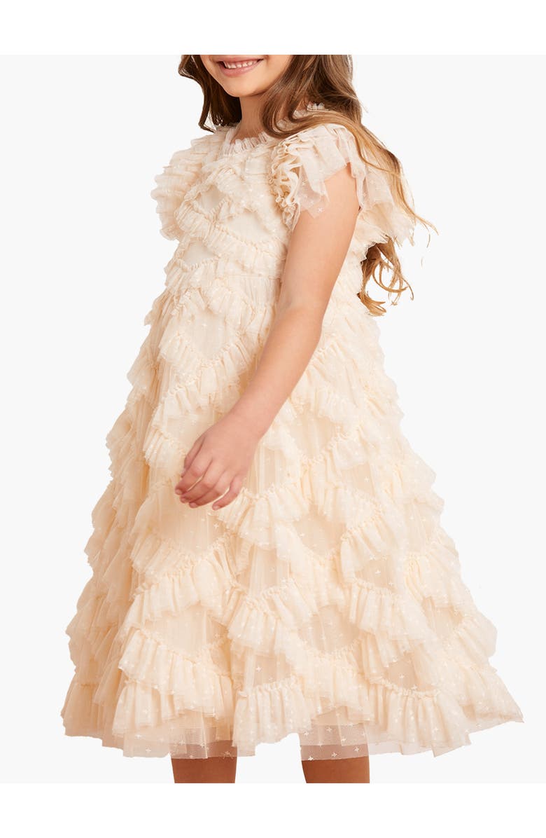 Needle & Thread Genevieve Kids Dress, Main, color, Champagne