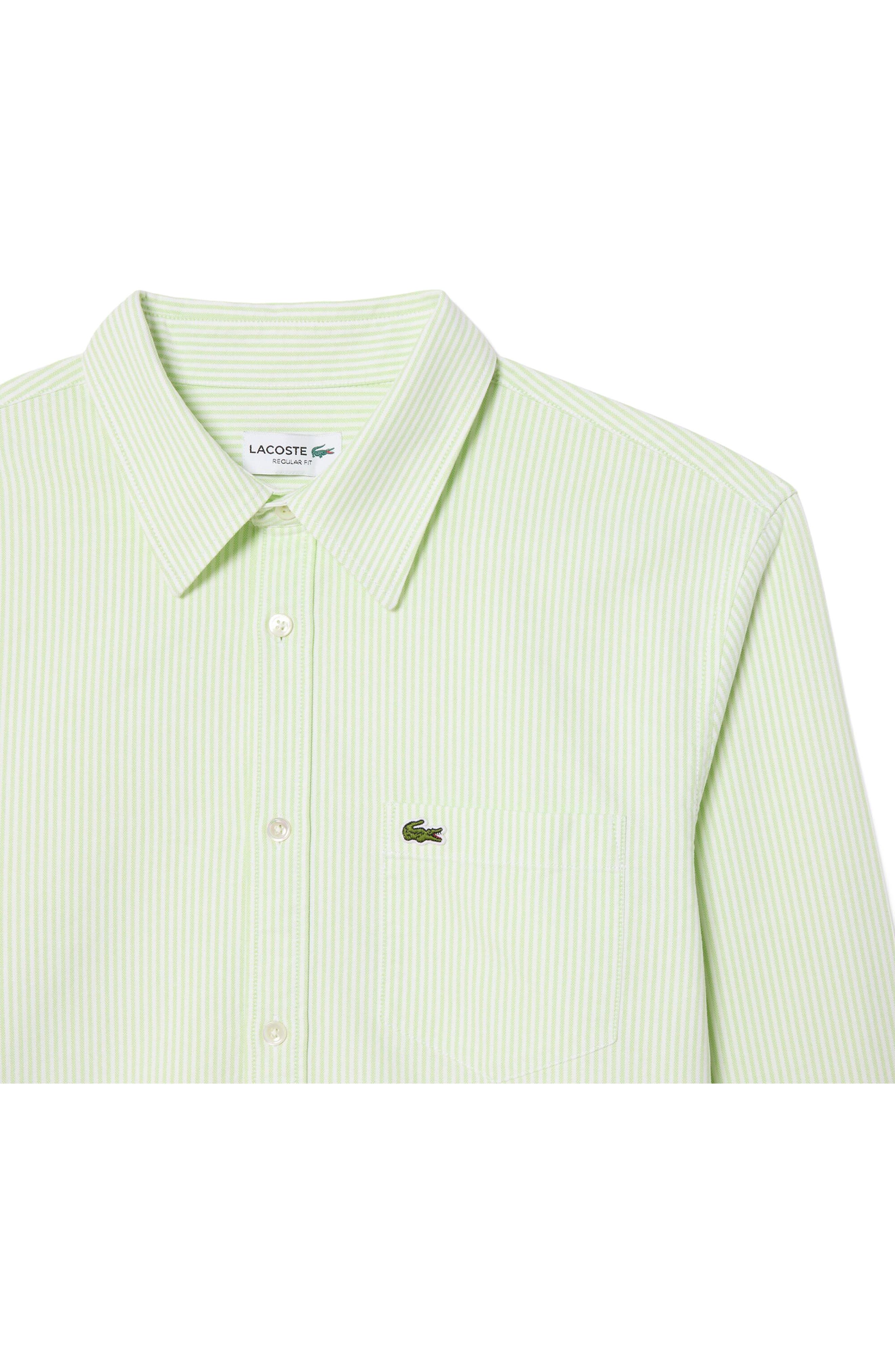 Essentials Stripe Cotton Button-Up Oxford Shirt - image 2