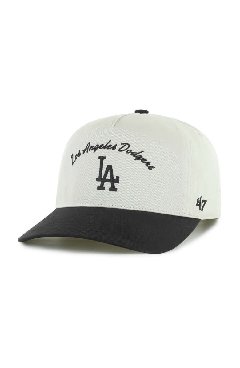 '47 Men's '47 Cream Los Angeles Dodgers Stable Hitch Adjustable Hat, Main, color, 