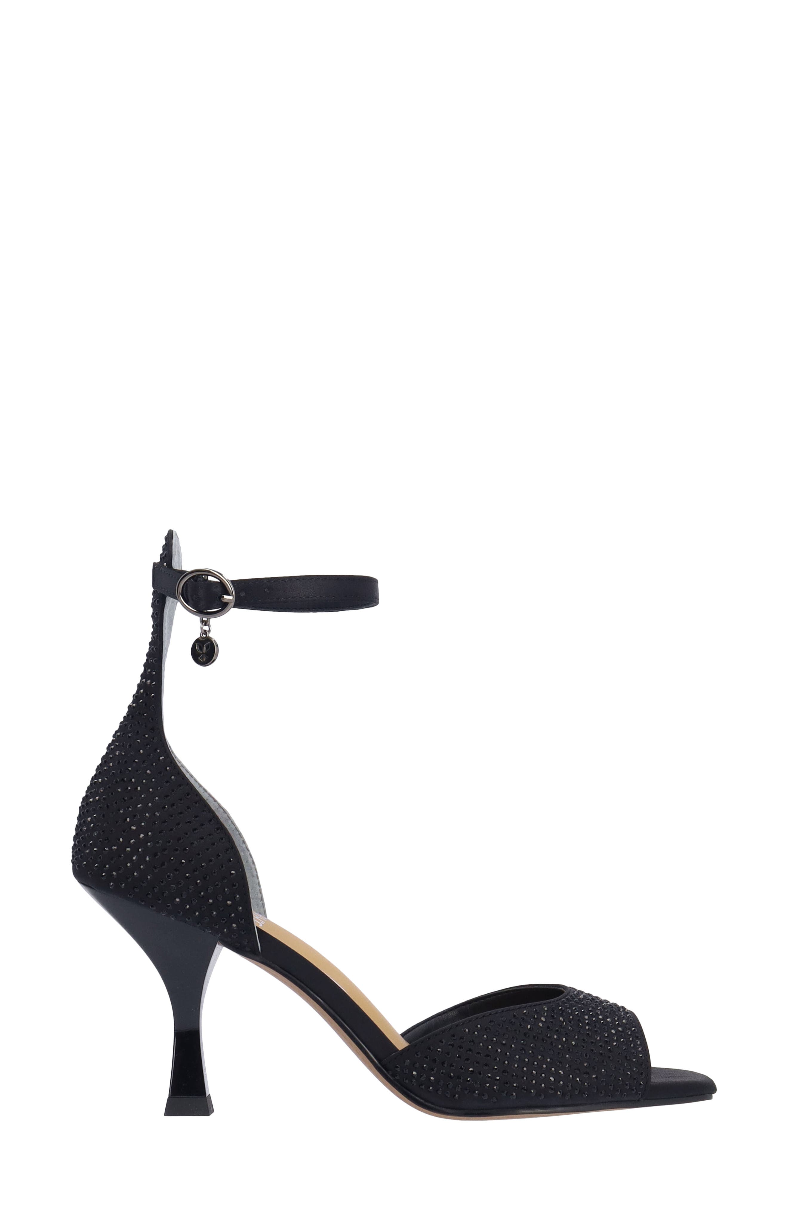 J. Reneé Lantana Ankle Strap Sandal, Alternate, color, Black