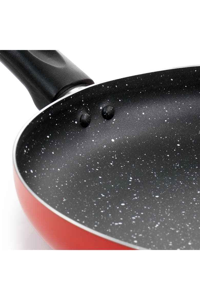 Luneta 11.5 Inch Aluminum Nonstick Frying Pan, Alternate, color, Red