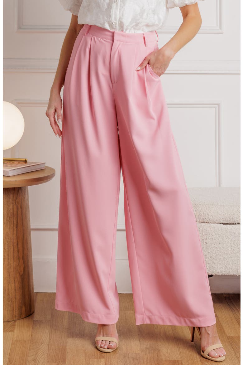 Wide Leg Pants, Alternate, color, LIGHT PINK