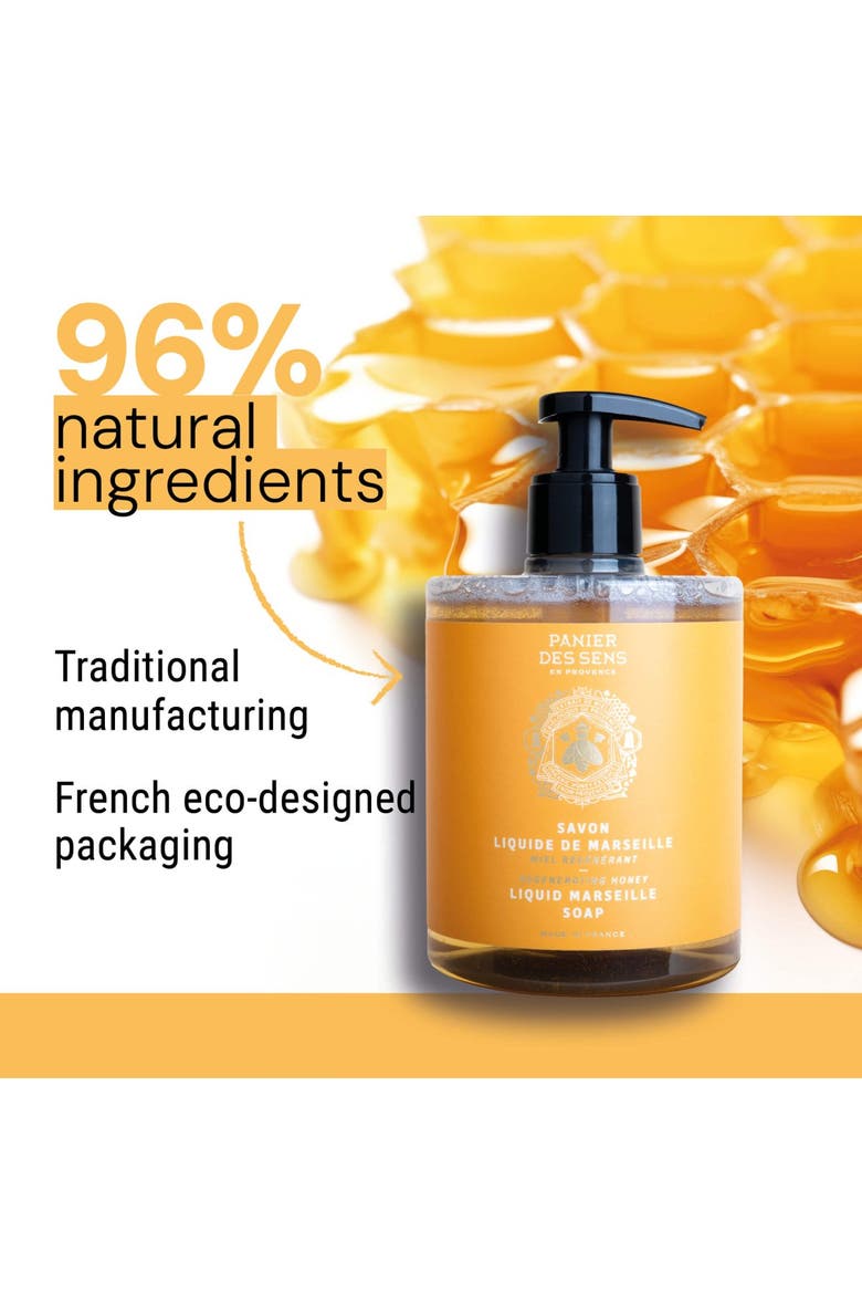 Honey Liquid Marseille Soap, Alternate, color, Green