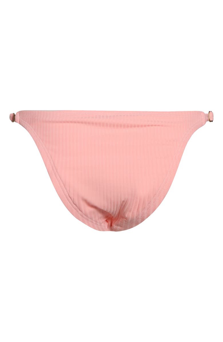 Vitamin A<sup>®</sup> Moss Adjustable Side String Bikini Bottoms, Alternate, color, Pink Coral