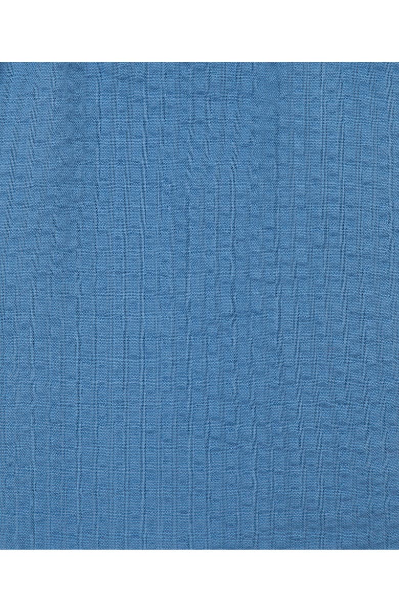 Little Me Whale Woven Cotton Button-Up Shirt & Shorts Set, Alternate, color, Blue