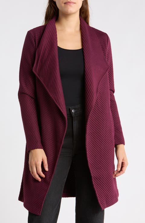 Ottoman Waterfall Knit Topper