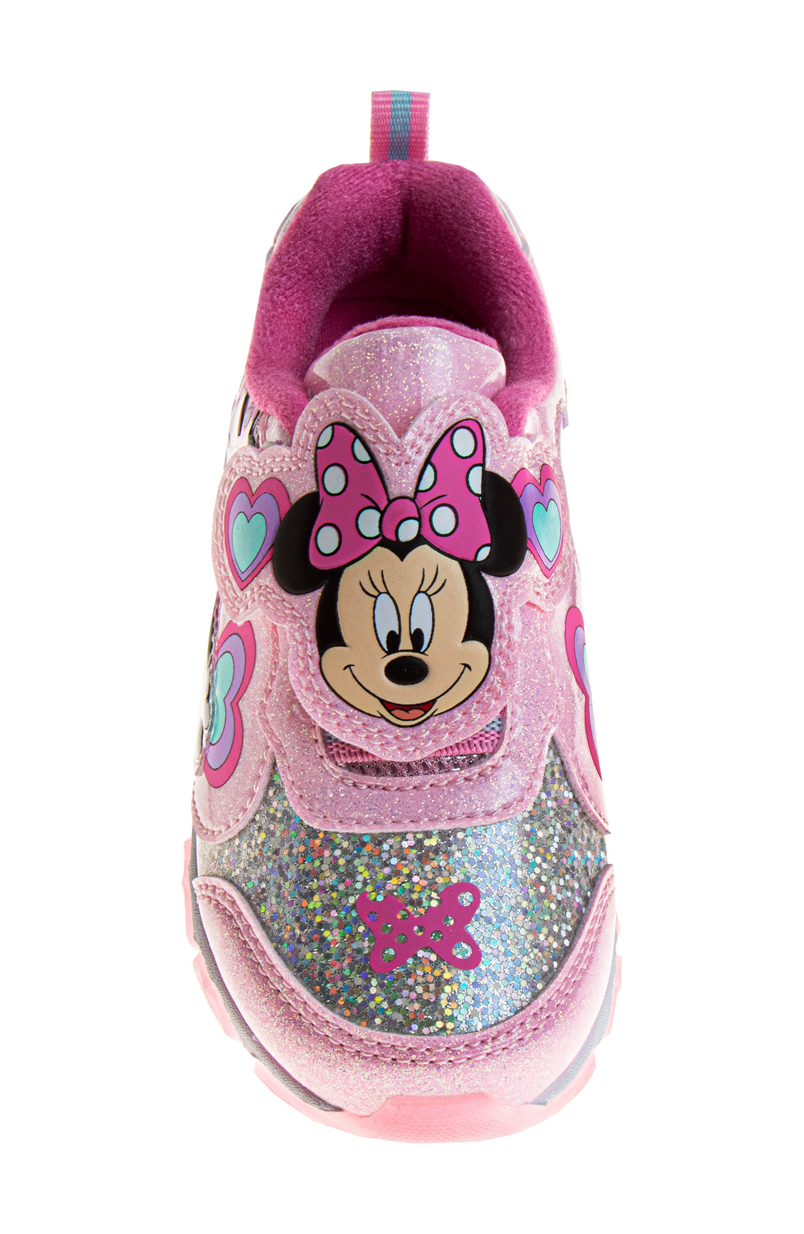 Kids' Disney Minnie Mouse Sneaker, Alternate, color, PINK