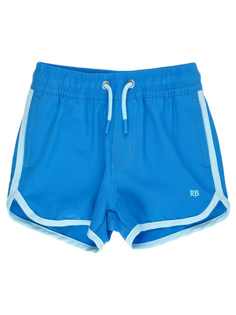 UPF50+ Sun Protected Stretch Dolphin Hem Swim Trunks