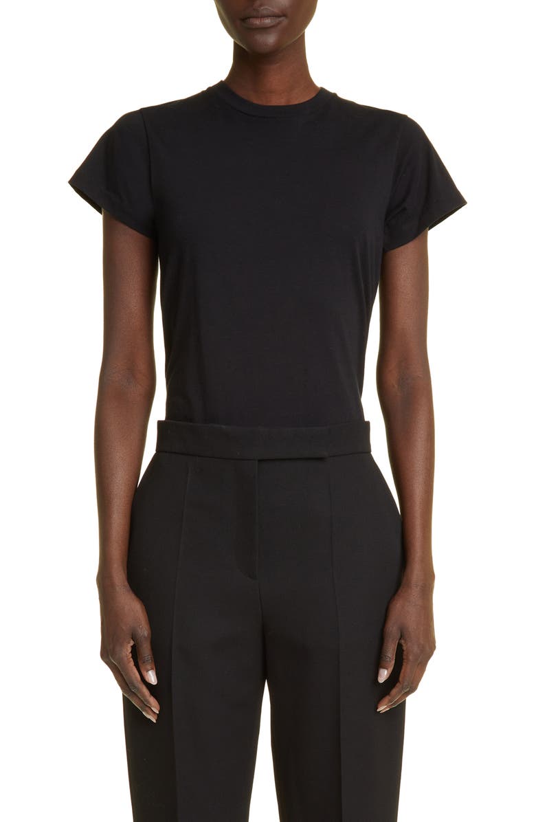 The Row Charo Crewneck Cotton T-Shirt, Main, color,