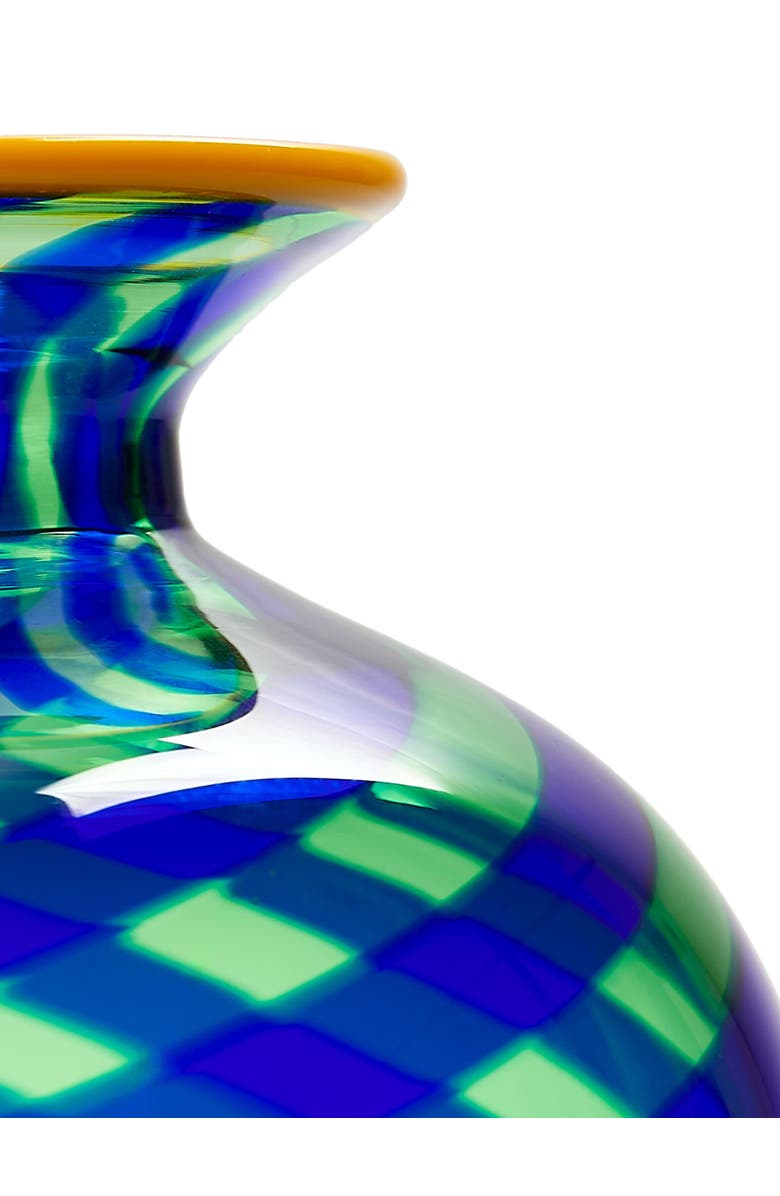 La DoubleJ Mini Ciccio Vase, Alternate, color, Rigadin Twist Blue