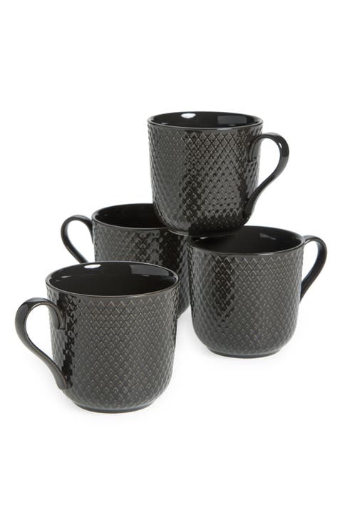 Rhombe Earth Set of 4 Mugs