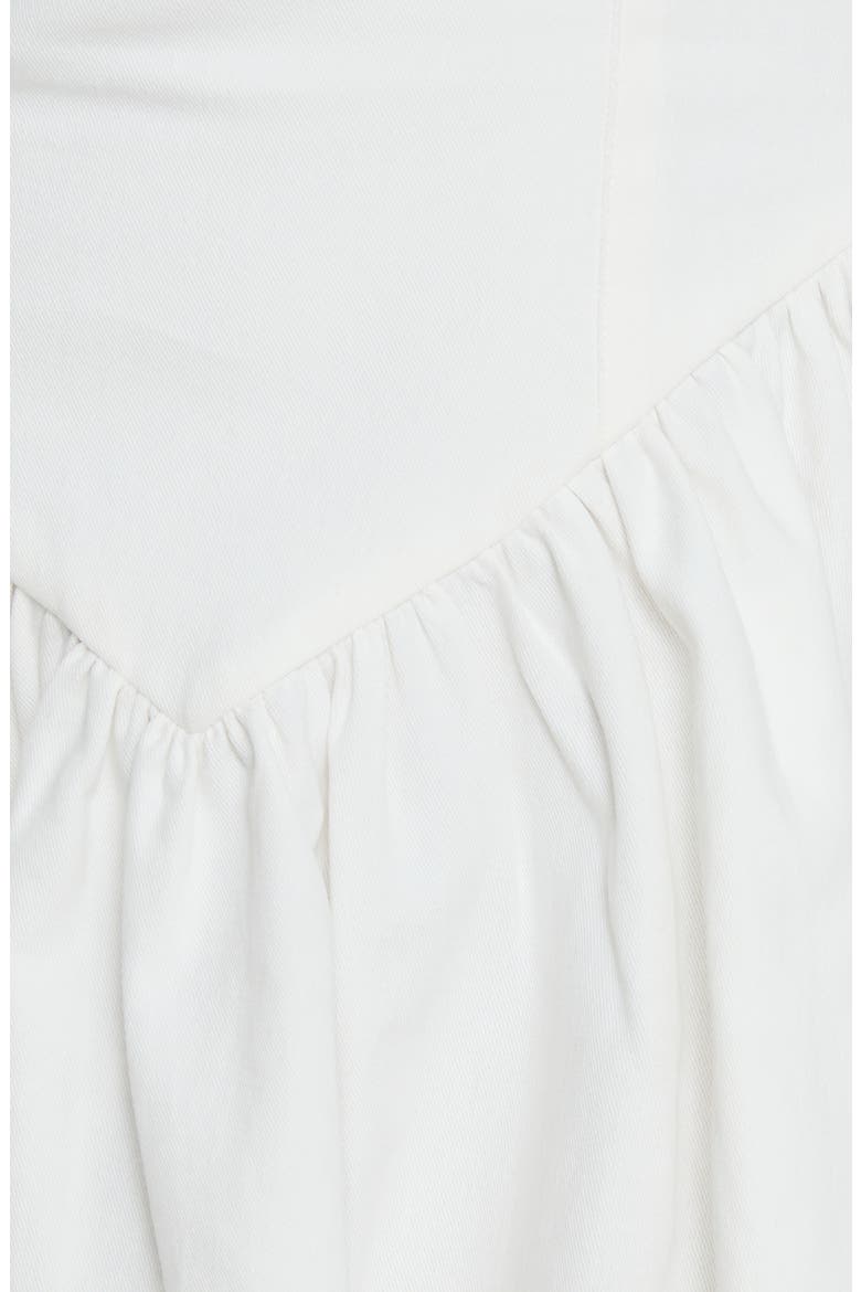 Esatora Halter Flare Minidress, Alternate, color, WHITE