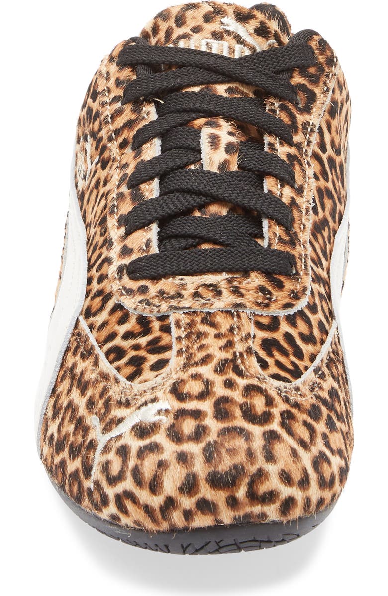 PUMA Speedcat Genuine Calf Hair Sneaker, Alternate, color, Black/ Warm White Calf Hair