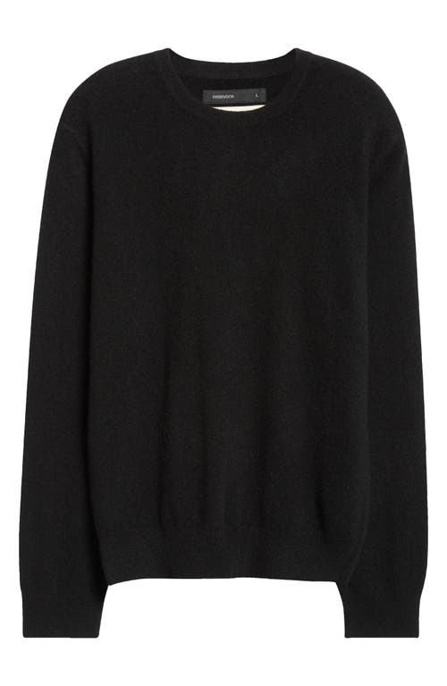 Frenckenberger Mini Crewneck Cashmere Sweater In Black