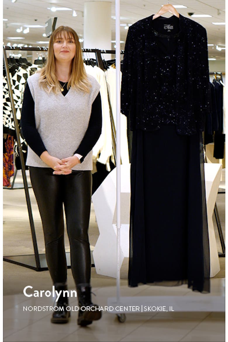 Mock Two-Piece Gown with Jacket video