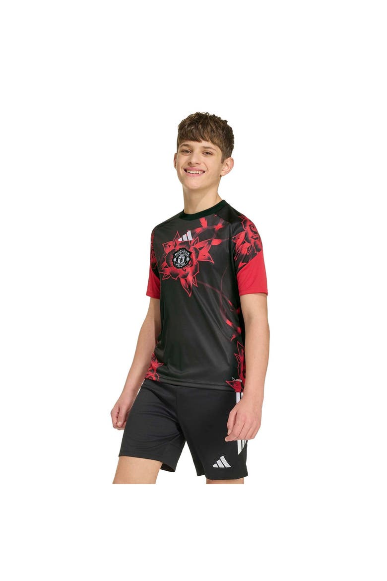 Youth adidas Red Manchester United Home 2026/27 Pre-Match Top, Main, color, Red