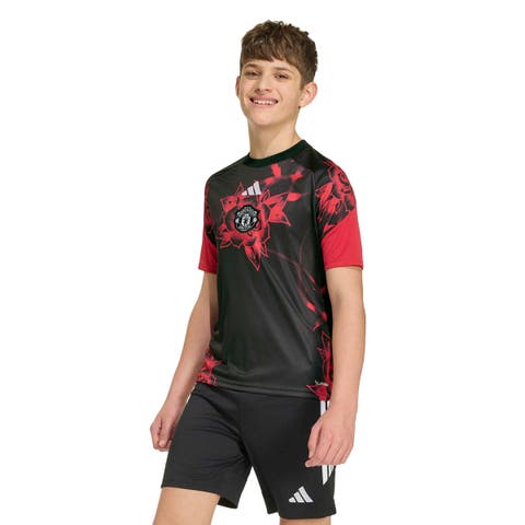 Youth adidas Red Manchester United Home 2026/27 Pre-Match Top