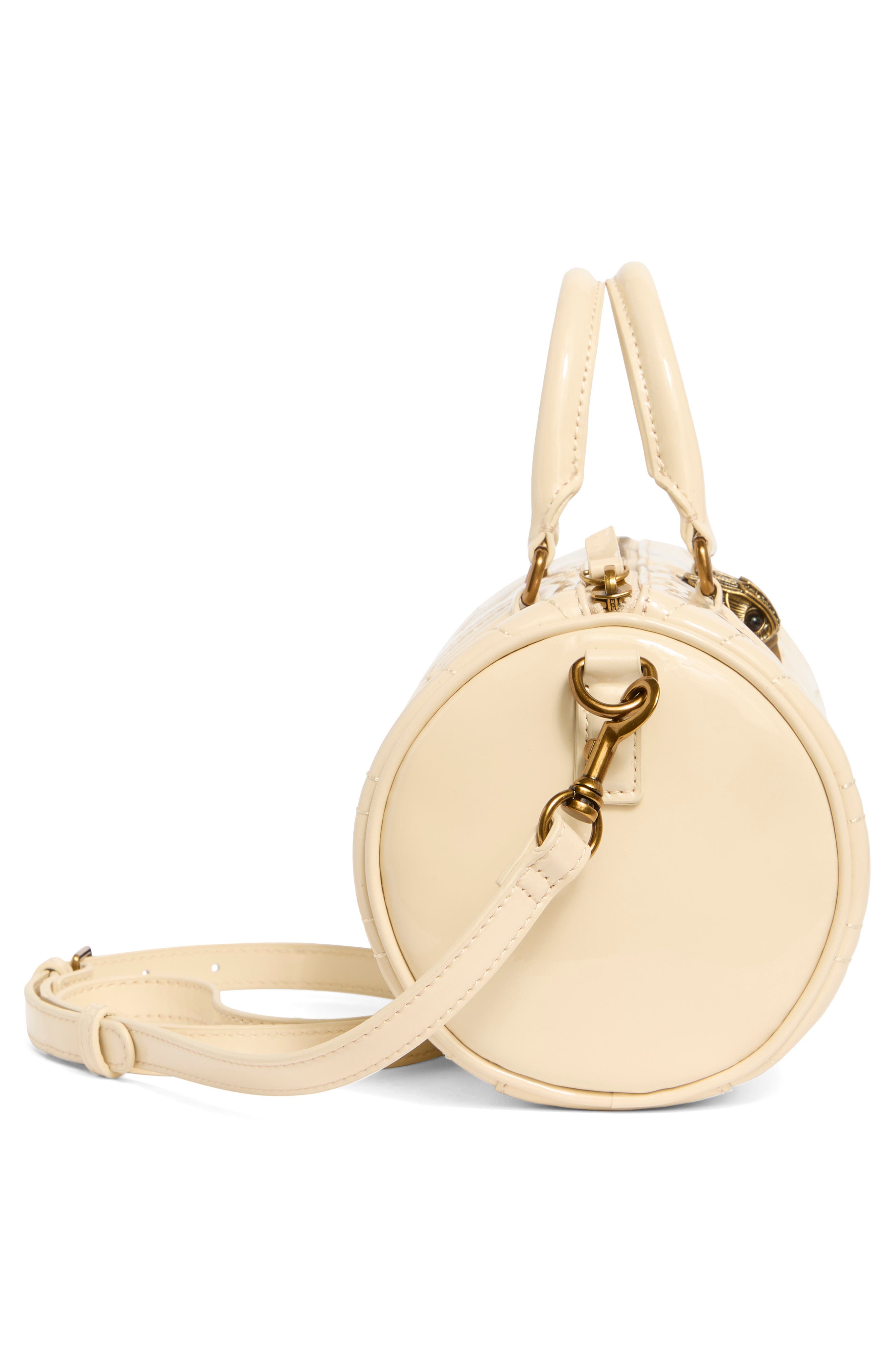 Kurt Geiger London Kengsinton UJ Barrel Bag, Alternate, color, Cream