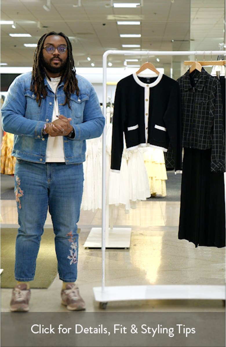 Contrast Trim Cardigan, sales video thumbnail