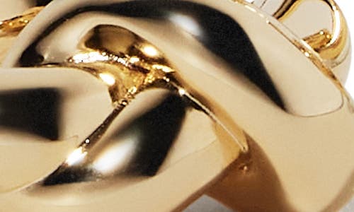 Jennifer Fisher Knot Huggie Hoop Earrings In Yellow Gold