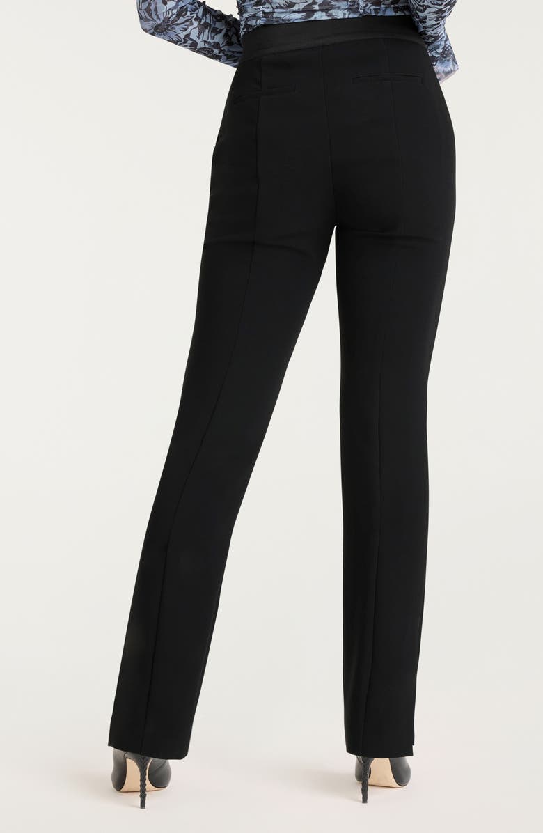 Cinq à Sept Finn Straight Leg Pants, Alternate, color, Black