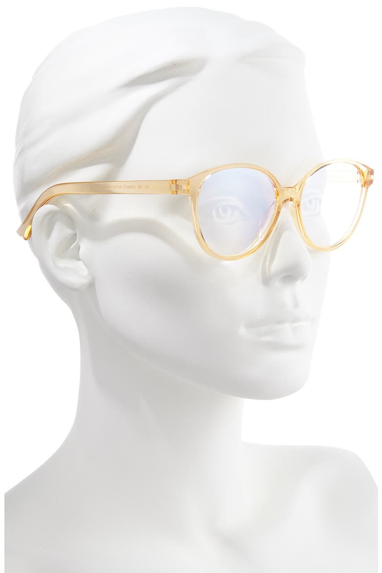 Al the Chemist 52mm Blue Light Blocking Reading Glasses, Alternate, color, SAND
