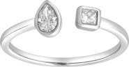 LuvMyJewelry Lyra 14K Gold Lab Grown Diamond Open Ring - 0.25 Ct