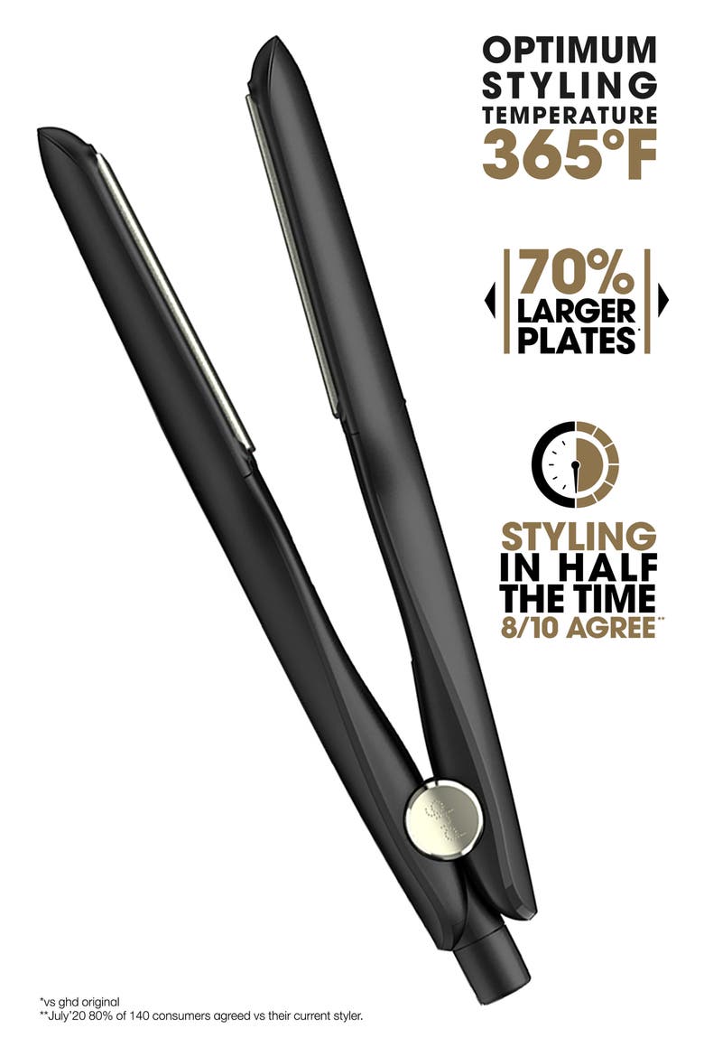 Max Styler 2-Inch Wide Plate Flat Iron, Alternate, color, BLACK