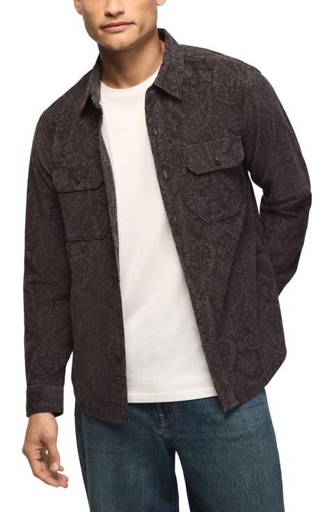 Printed Corduroy Workshirt