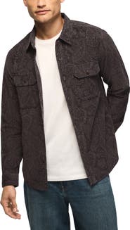 Lucky Brand Printed Corduroy Workshirt