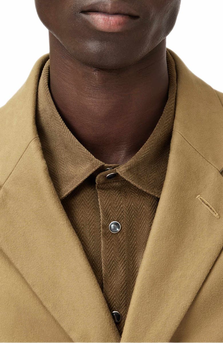 John Varvatos Rhett Moleskin Coat, Alternate, color, Dark Tan