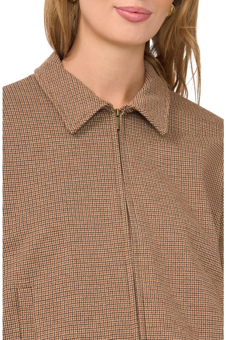 Microcheck Jacket, Alternate, color, FALL CAMEL
