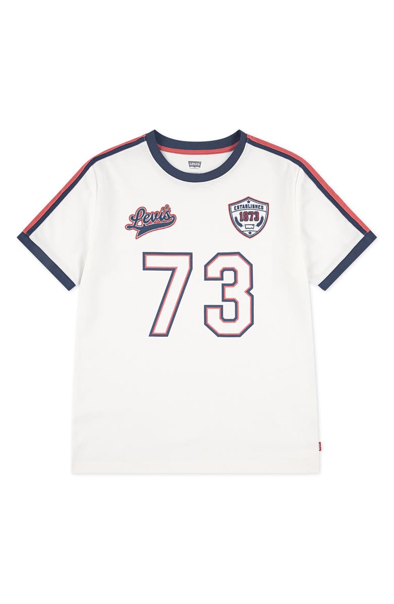 Levi's Kids' Varsity Soccer T-Shirt, Main, color, Levis Egret