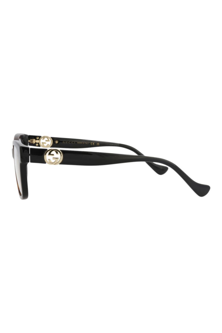 51mm Square Optical Glasses, Alternate, color, HAVANA BLACK TRANSPARENT