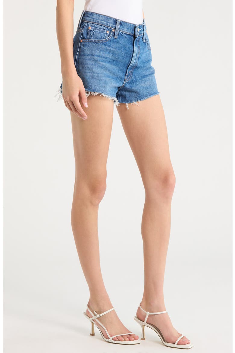 The Dodger Denim Cutoff Shorts, Alternate, color, GREEN THUMB