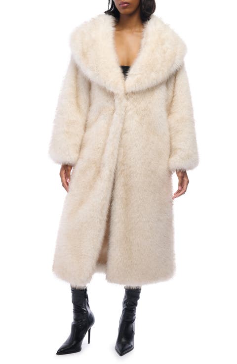 Toasted Marshmallow Faux Fur Coat