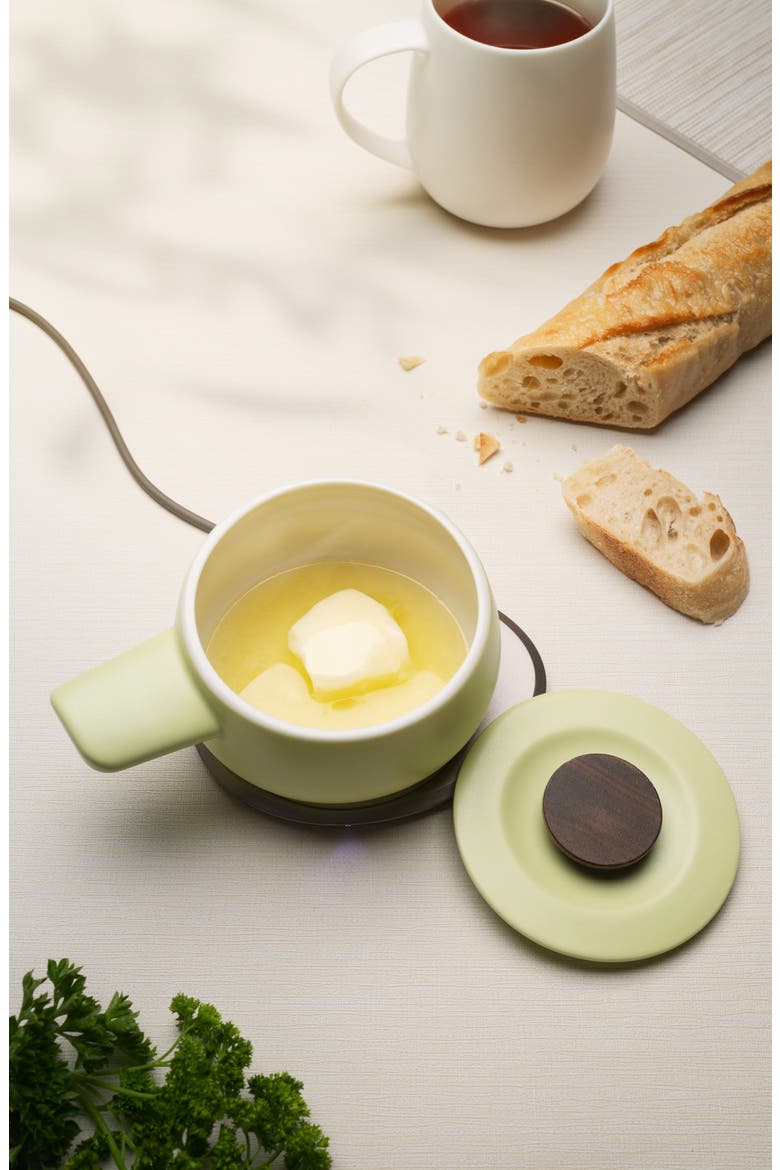 Fondi Self-Heating Fondue Set, Alternate, color, VERDE GREEN