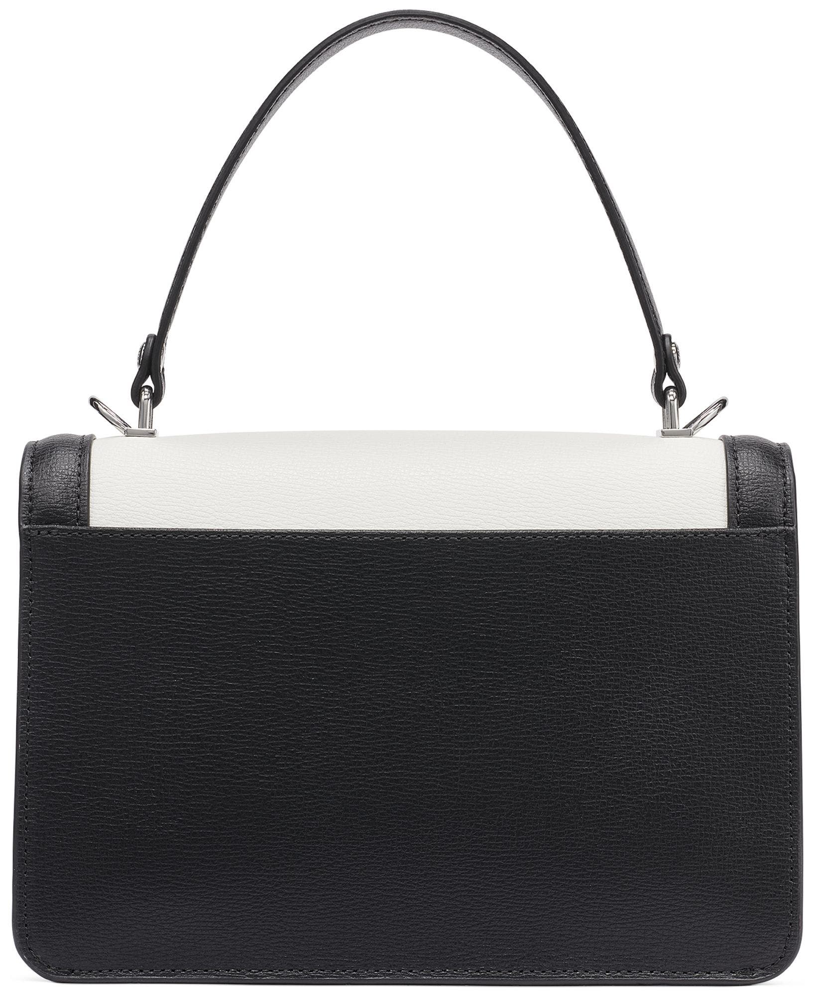 Simone Satchel, Alternate, color, White/Black 1