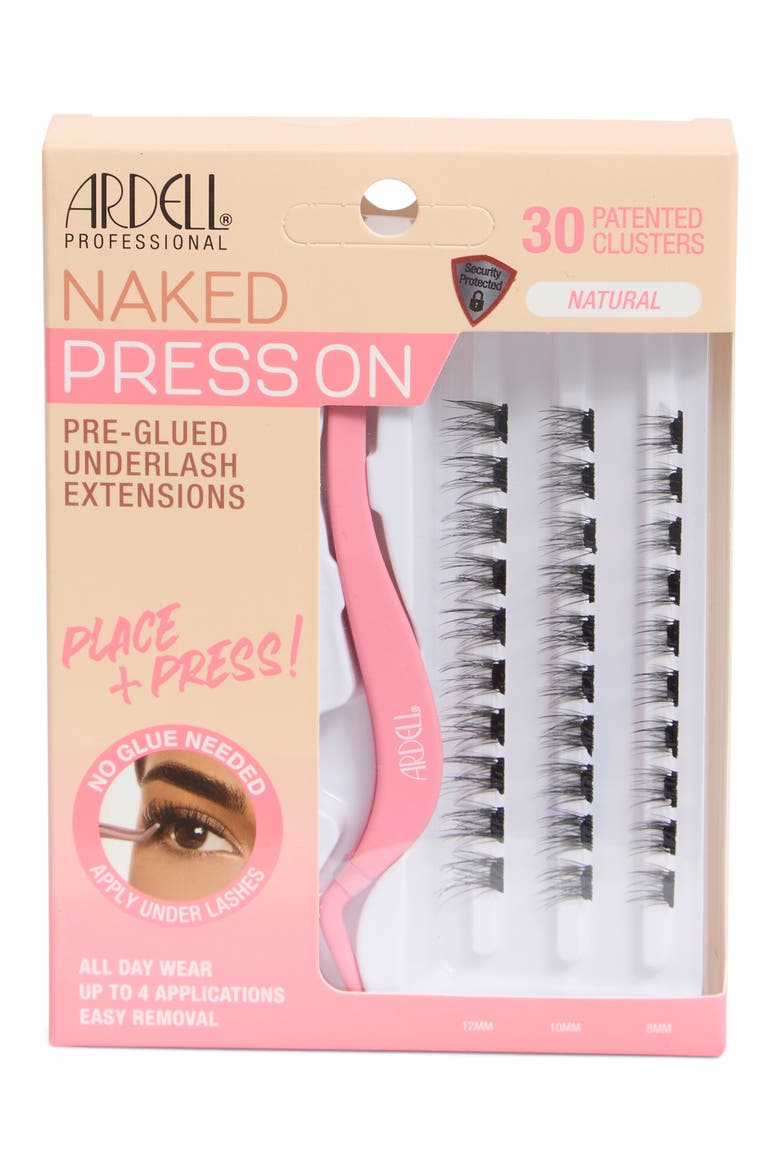 Naked 30 Pre-Glued Press-On Lash Extensions, Main, color, NO COLOR