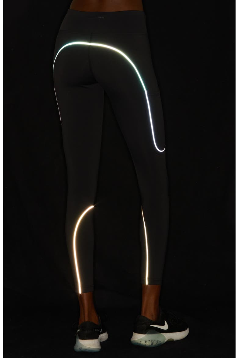 FrostKnit 7/8 Pocket Leggings, Alternate, color, BLACK/ RAINBOW REFLECTIVE