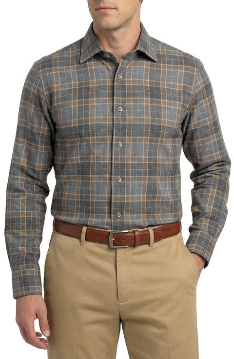 Weekend Plaid Button-Up Shirt